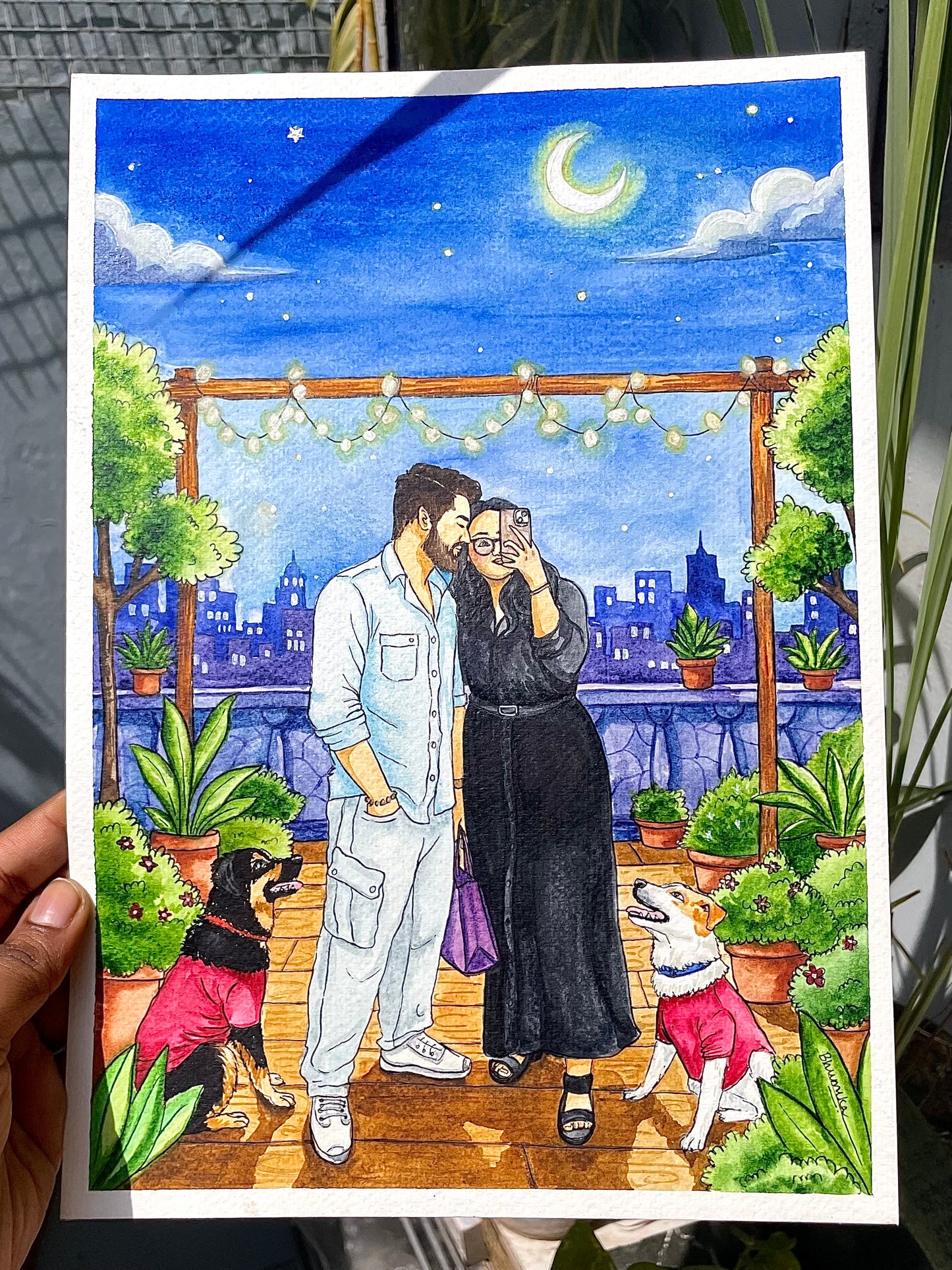 Watercolour Illustration Painting