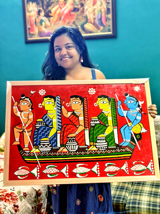 Madhubani Canvas Painting