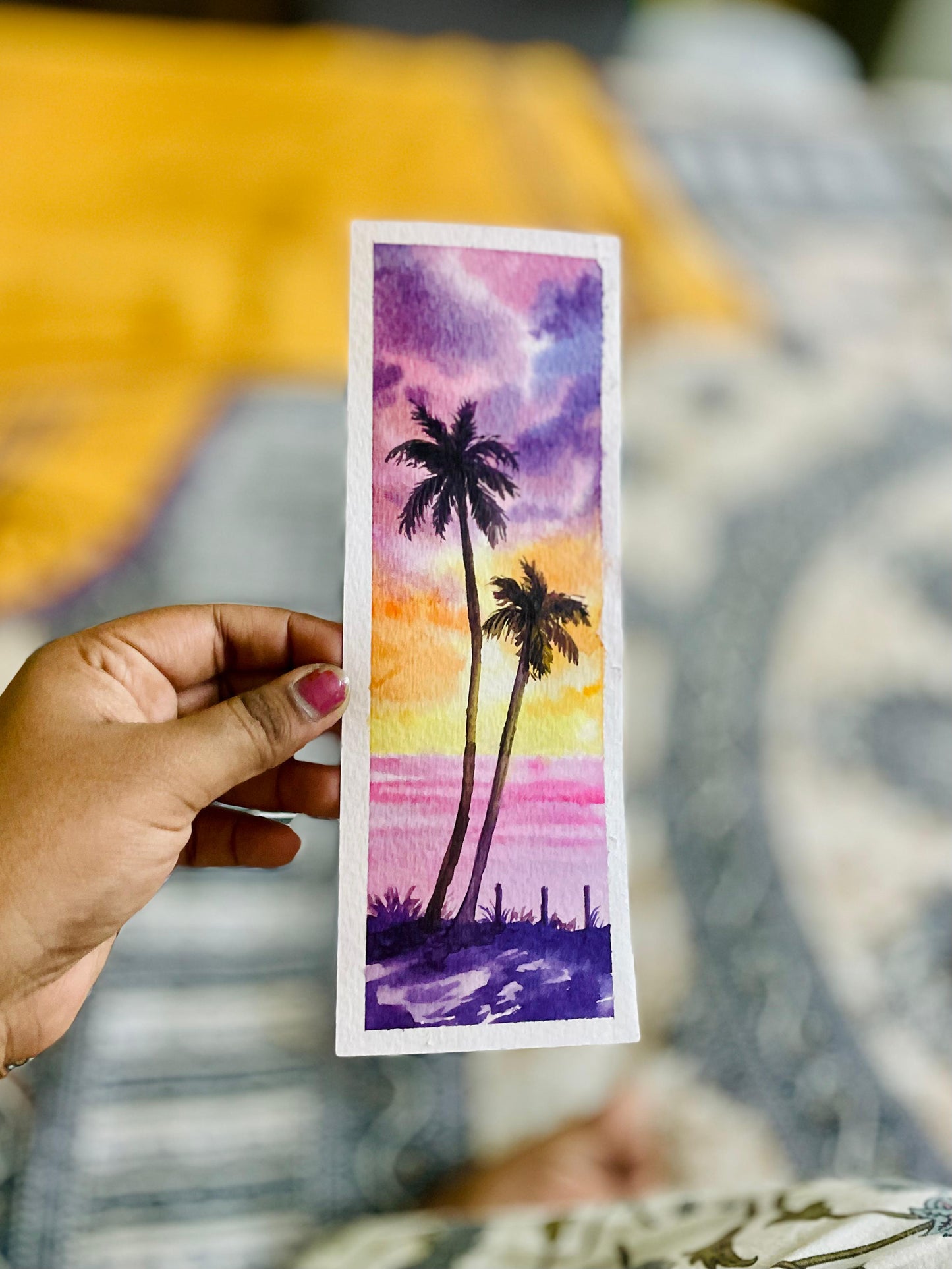 Watercolour Bookmarks