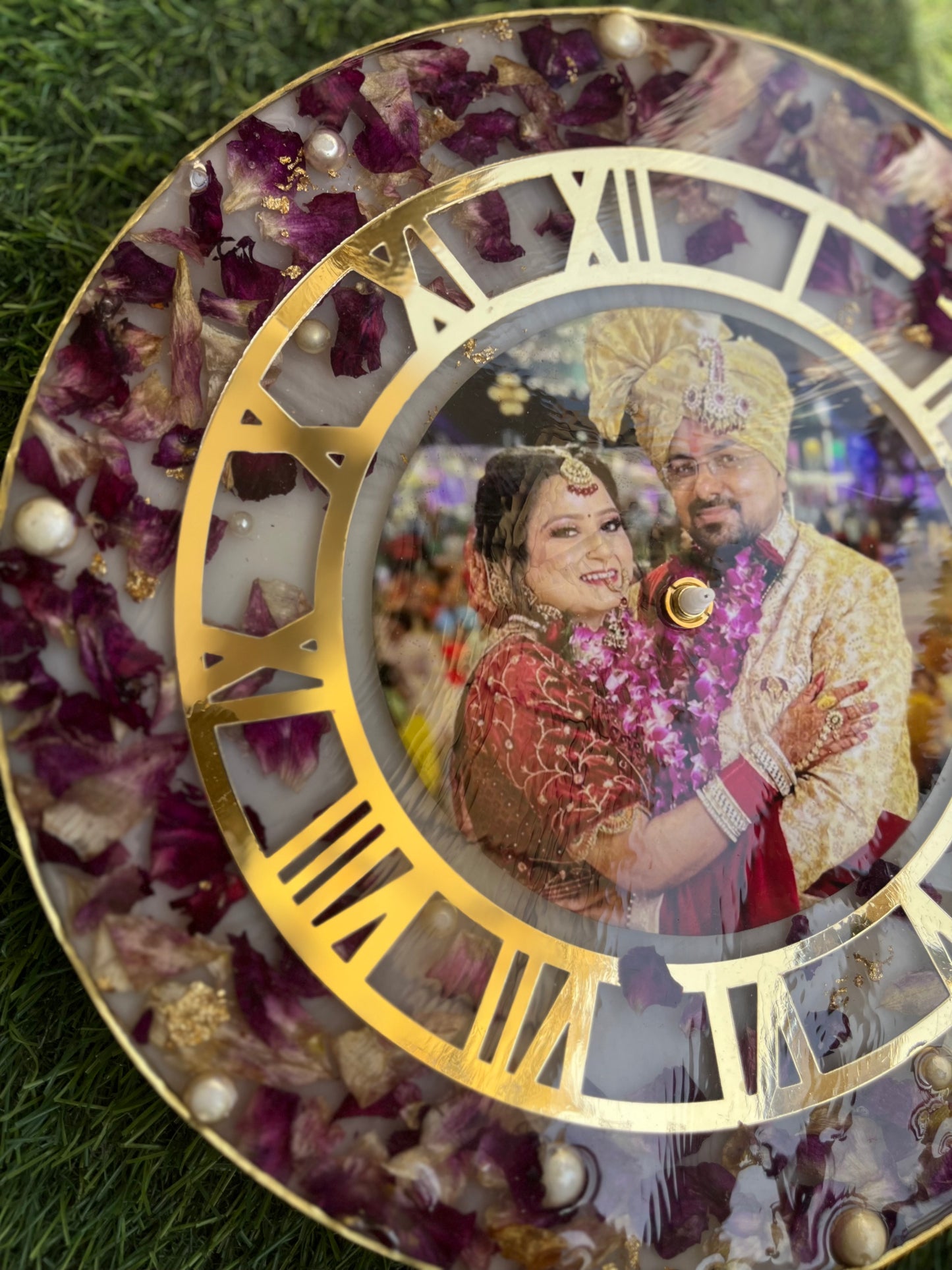 Varmala With Photo Clock