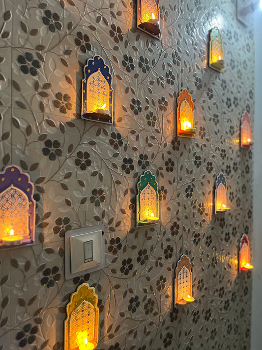 Jharokha diya stand 20pcs