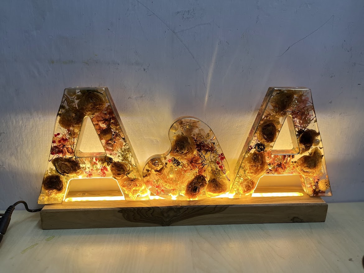 Varmala Initials stand