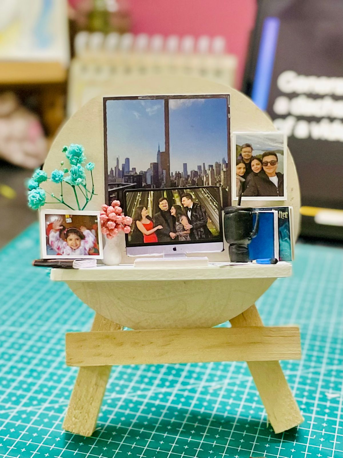 Miniature Fridge Magnet (Circle)