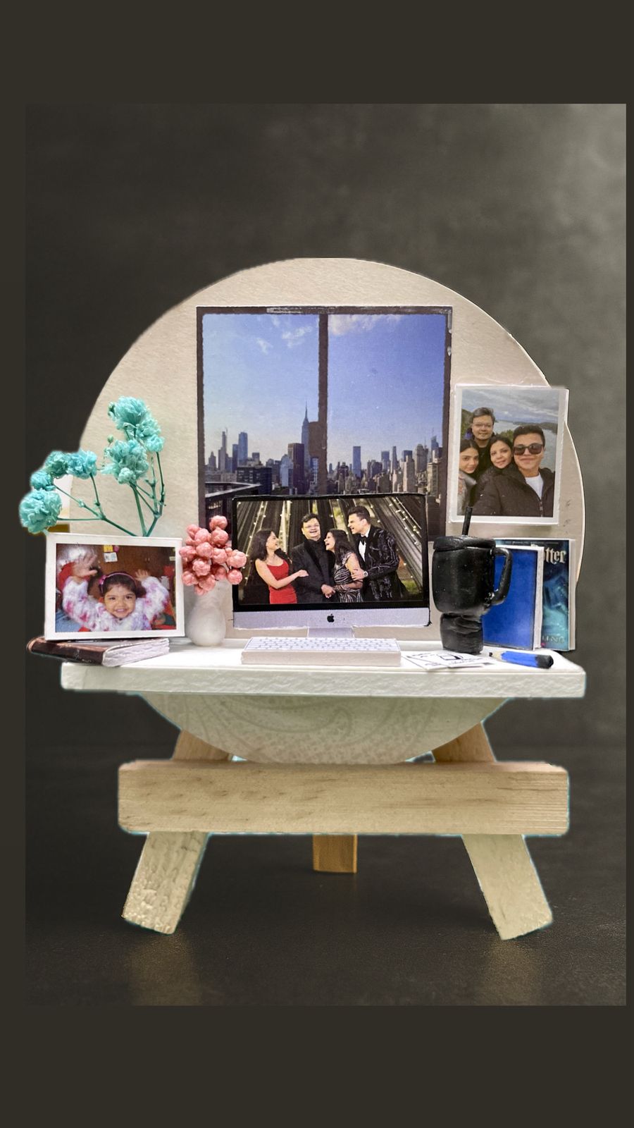 Miniature Fridge Magnet (Circle)