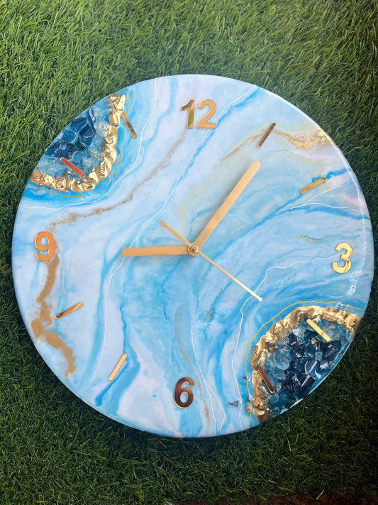 Resin Geode clock