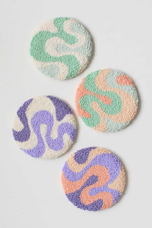 Punch Needle Coasters
