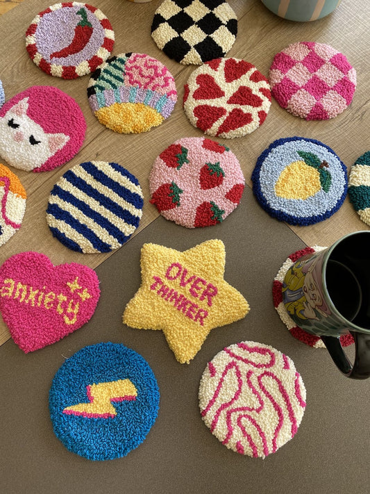 Punch Needle Coasters