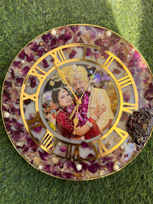 Varmala With Photo Clock