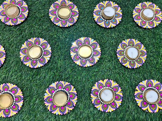 Mandala Diya stand