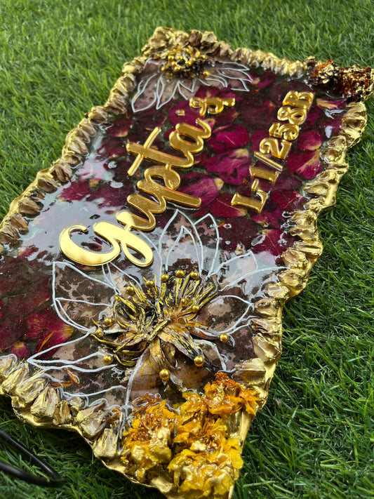 Surname Varmala Plate