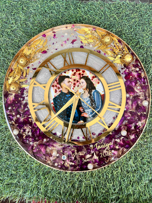 Varmala photo clock