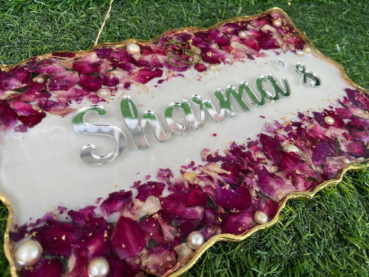 Varmala Nameplate (orchids)